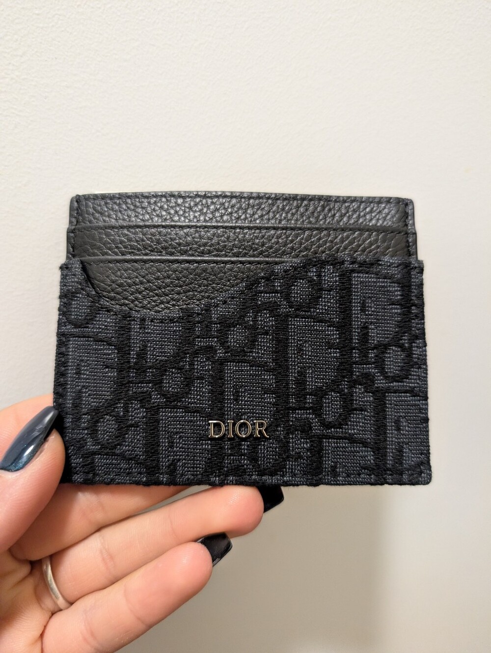 Dior Black Saddle Card Holder - Picture 3 of 6